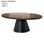 Ensemble de table 3 pièces de style contemporain 1 table basse 1 table de bout 2 X Table de bout à motif de base de tambour, finition noire, salon principal (table incluse seulement)