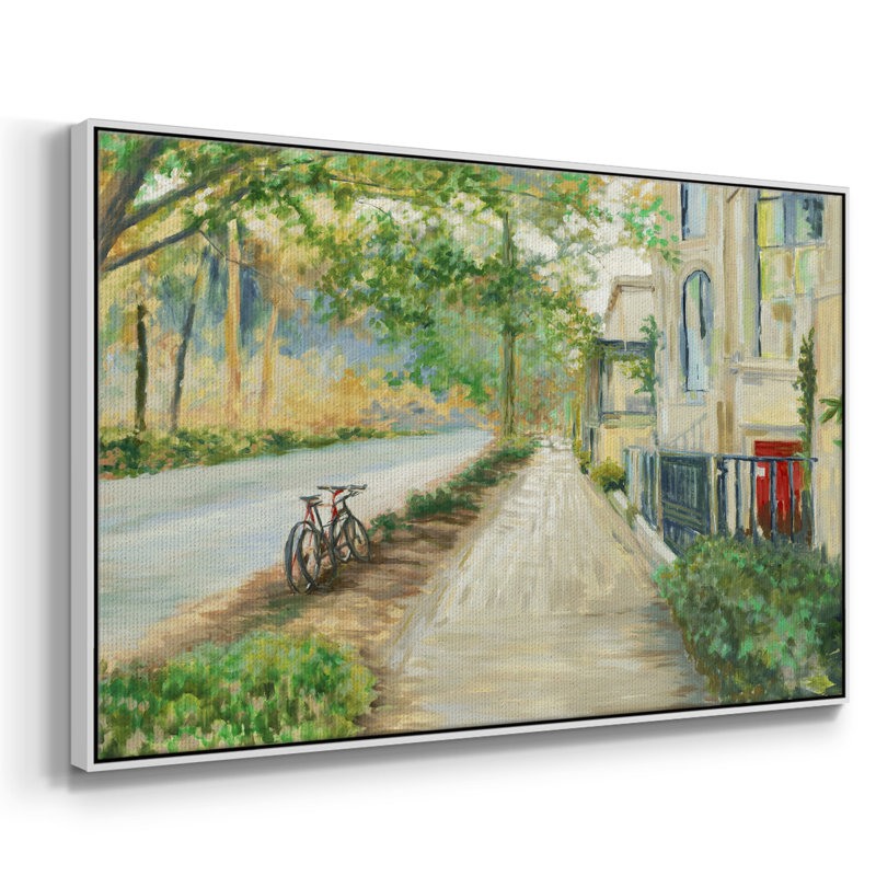 Côté ensoleillé de la rue, Blanc, H 25 po x l 37 po x P 2 po