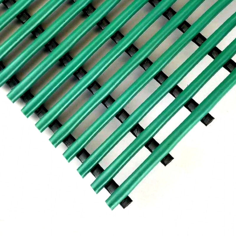 Tapis de douche Vinube, L 36 po x L 108 po, Vert