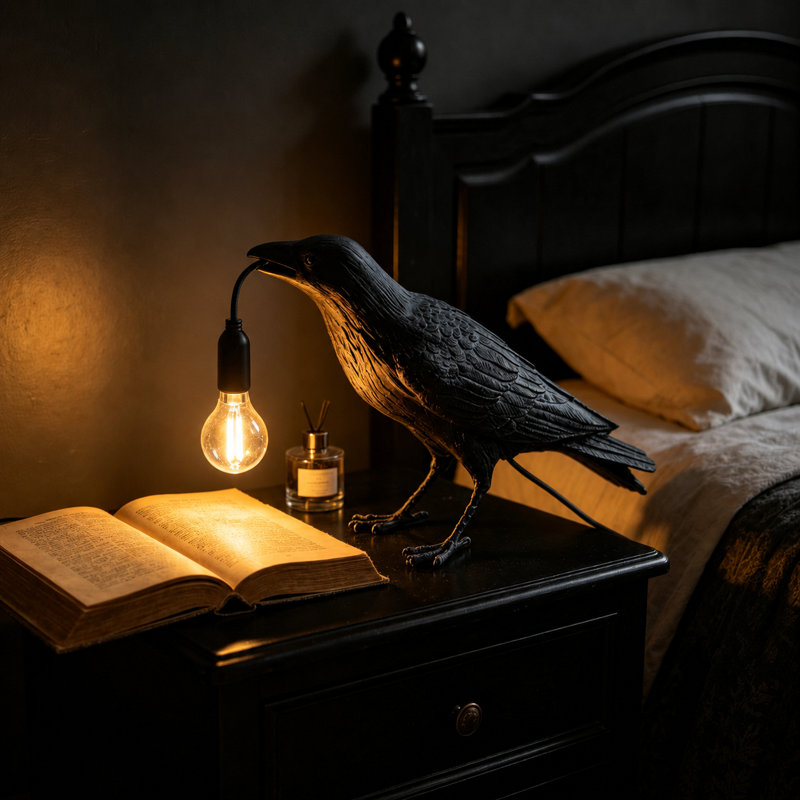 Lampe de bureau Raven, Noir