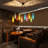 10 - Light Creative Glass Bottle Pendant Lamp