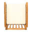 2 chaises de patio en bois avec coussins - élégantes, pour l'extérieur 2 pièces pour la cour et les coussins moelleux