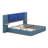 Upholstered Platform Bed With Panel, Anti-Collision Soft Rounded Corners-120877467-120877471