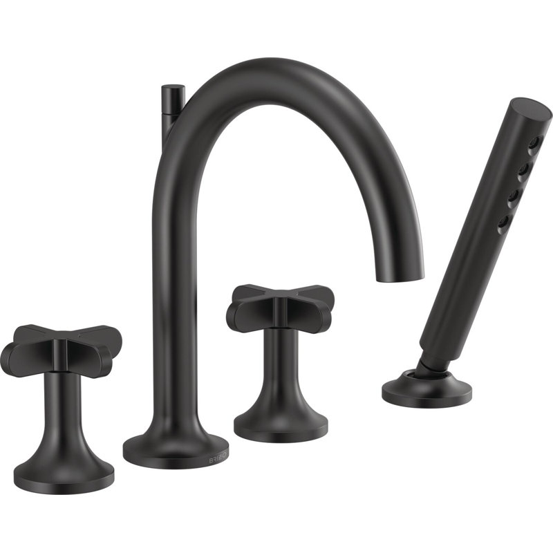 Jason Wu Roman Tub Faucet with Handshower, Cross Handle