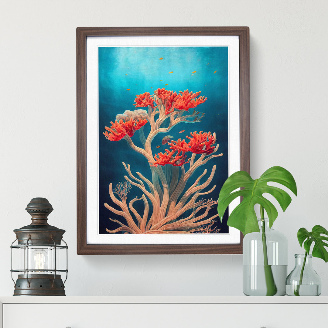 XV1022-5354X Wondrous Coral Reef - Single Picture Frame Print