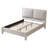 Upholstered Platform Bed with Tufted Headboard, Modern Minimalist Bed Frame for Bedroom, Soft Fabric Upholstery Bed-1828351223-1828351221