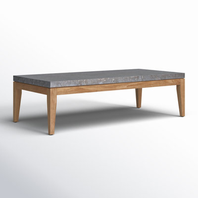 56'' Stone Outdoor Coffee Table
