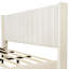 Eriksay Low Profile Upholstered Platform Bed with Wingback Headboard-393698367-298949087