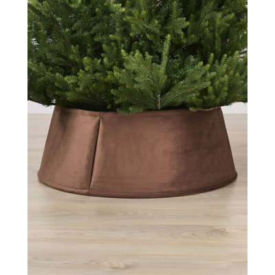 Espresso Velvet Tree Skirt, 70cm