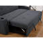 Canapé convertible moderne 3 pouces 75 1 avec lit escamotable pratique, dossier inclinable, porte-gobelets, coussins-50553962