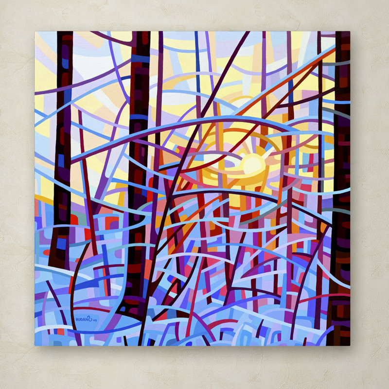 «Sunrise» par Mandy Budan - Impression sur toile, H 14 po x l 14 po x P 2 po