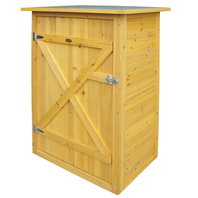 Caralisa 76 Cm X 61 Cm Wooden Tool Shed