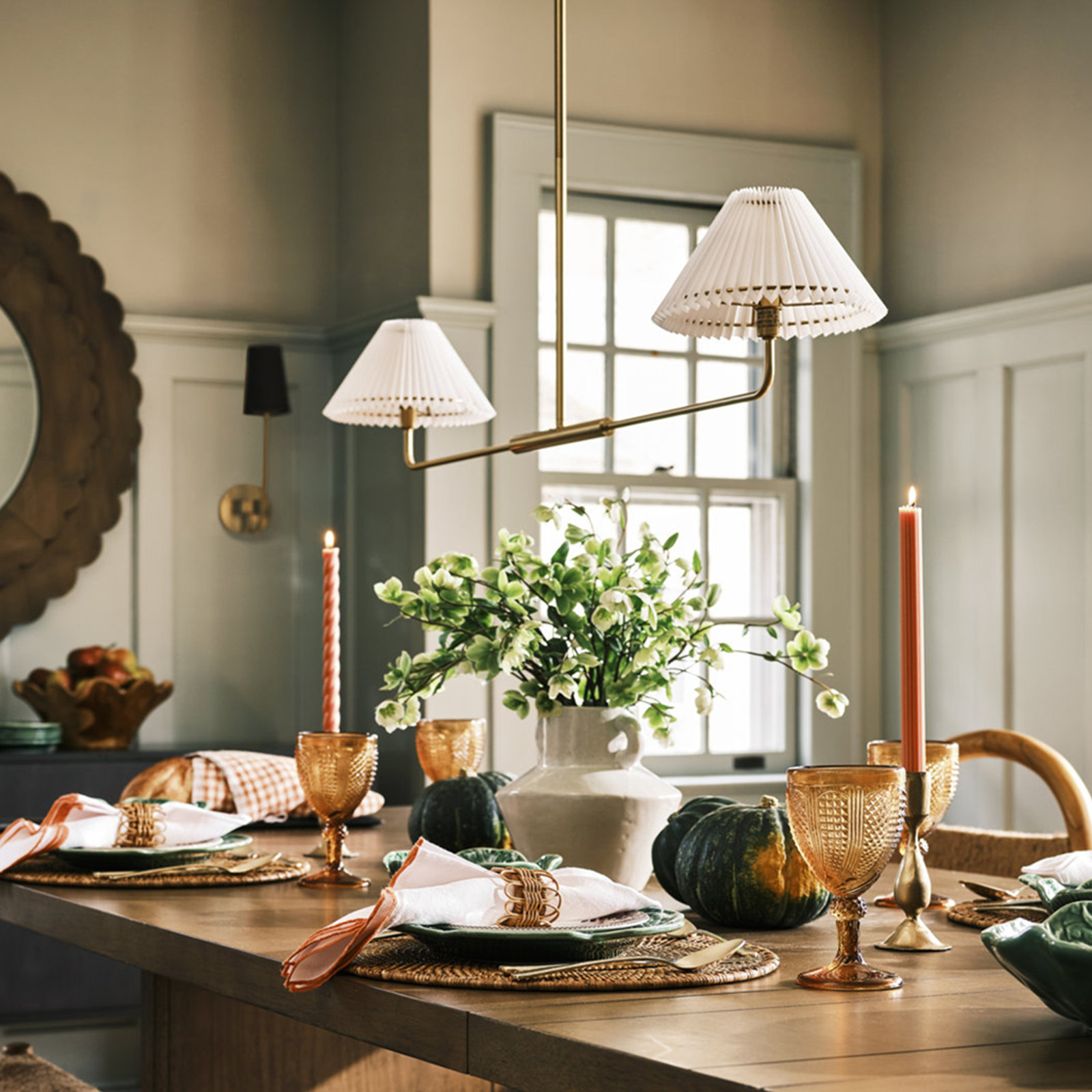 Pearson 2 - Light Unique Modern Linear Chandelier, Natural Brass