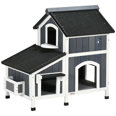 Versatile Outdoor Cat House with Multiple Features for Feline Comfort