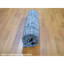Tapis décoratif bleu de conception unique 8 pi 9 po x 12 pi 3 po noué à la main