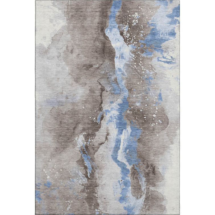 Premium Machine Washable Varroville AMF1712 Abstract Rug