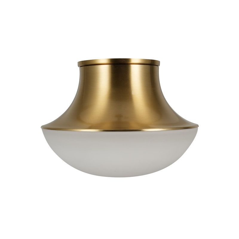 Plafonnier encastré 1 lumière Chelsea, Or