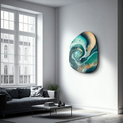 Wall Decor on Tempered Glass