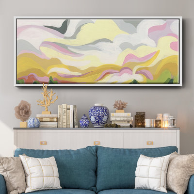 «Vallery Swirl II», toile encadrée