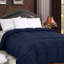 Édredon toutes saisons 250 g / m² - Édredon en duvet synthétique doux - Insert de couette moelleux en fibre de silicone - Cousu-983168775-983168772