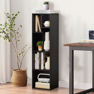 Emmuela Bookcase Cube Bookcase 5 Shelf Open Shelf Irregular Shelf Storage Bookcase