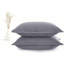 Stonewashed Cotton Solid Colour Duvet Cover Set-100709840-100709845
