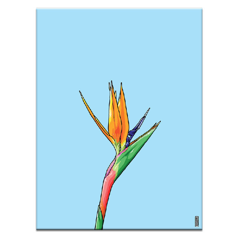 Paradise by Hugo Mathias - Print, Wrapped Canvas, 51"H x 41"W x 3.8"D