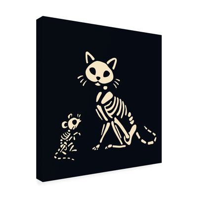 Impression moderne et contemporaine Skelepet VLLI sur toile par Victoria Barnes
