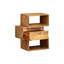 Grand Isle Solid Wood Floor Shelf End Table-19246347