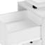 Bureau d'ordinateur, bureau personnel, ordinateur portable, installation à gauche, à droite, tiroirs de rangement, L 60 po, travail, métal stratifié, contemporain, moderne