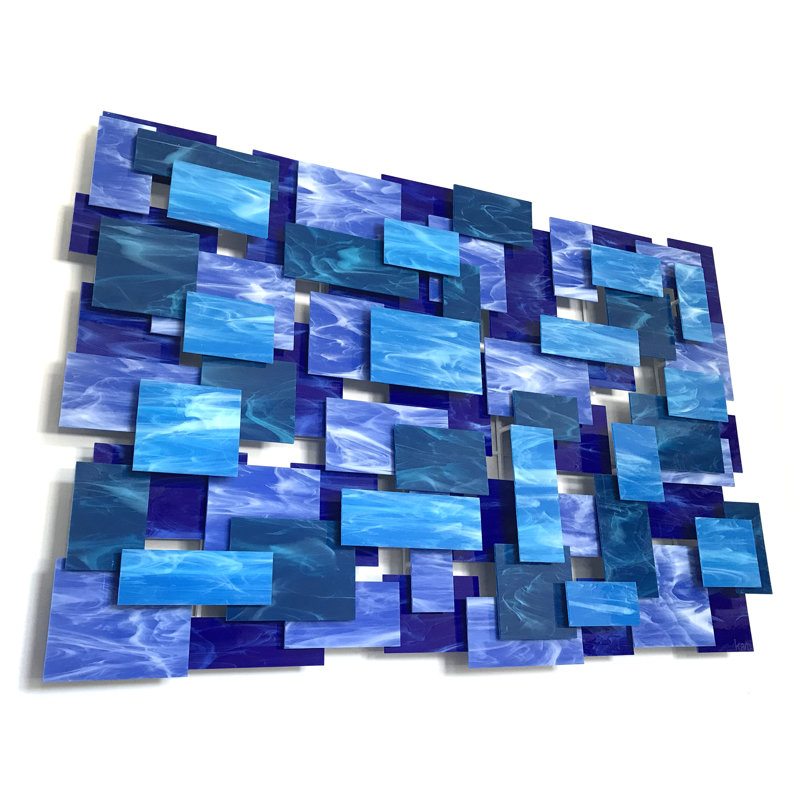 Cascade Handmade Wall Decor, 54" H x 80" W x 3.75" D