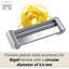 Marcato Bigoli Cutter Attachment Works with Atlas 150 Pasta Machine, Silver