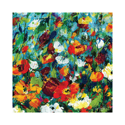 In The Enchanted Garden II by Kathy Morton Stanion - Wrapped Canvas Painting