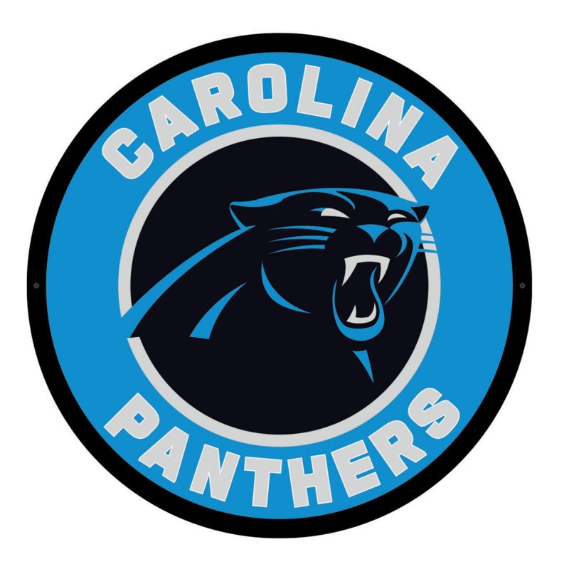 Plaque murale lumineuse NFL, Panthers de Caroline