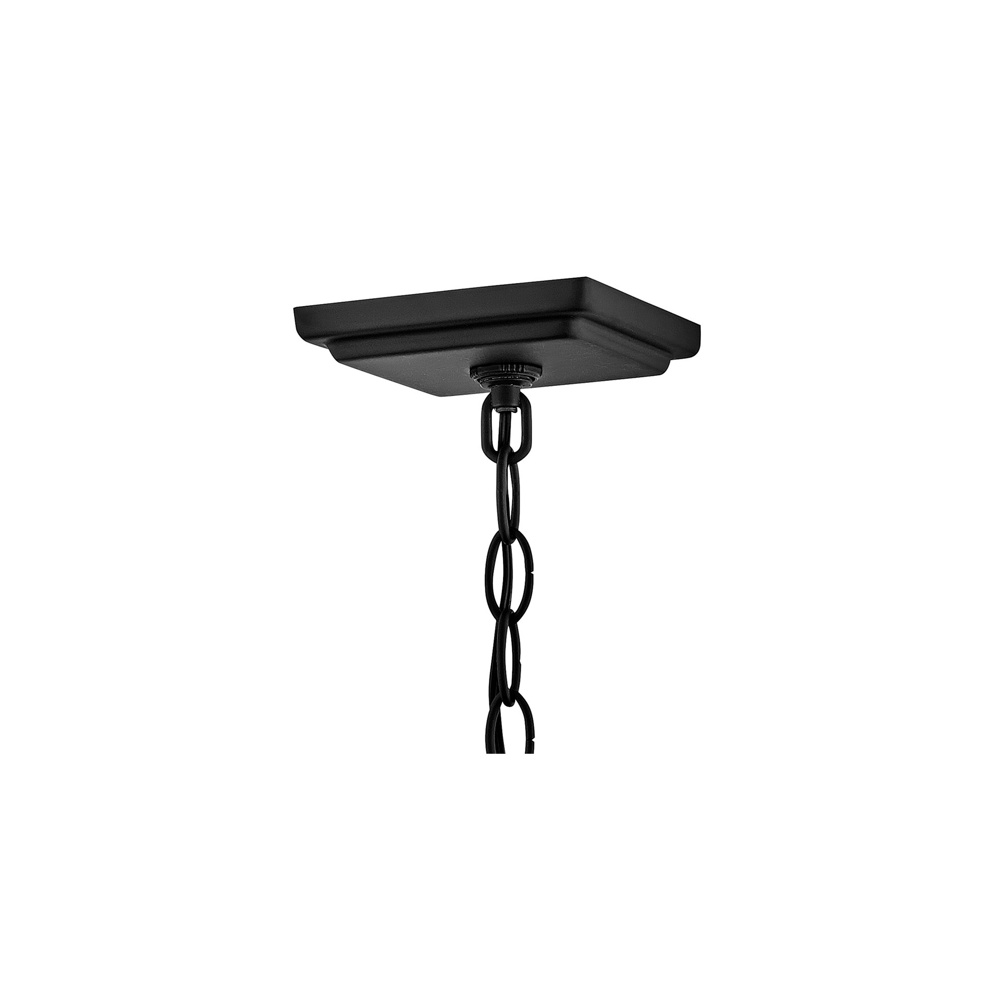 Marilee Seeded Outdoor Composite Pendant, Black