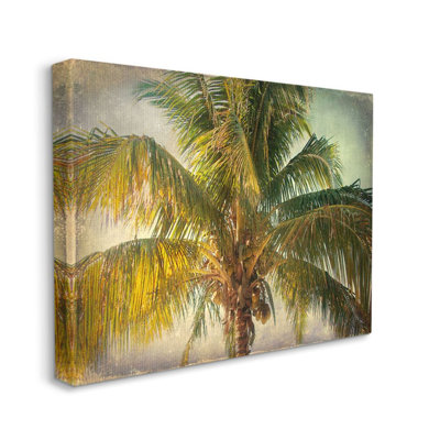 Palmier délavé d'été tropical par Ashley Calhoun - reproduction de photo