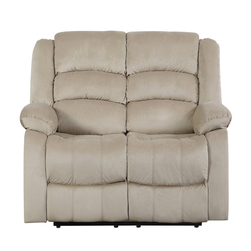 Causeuse transitionnelle en tissu de microfibre