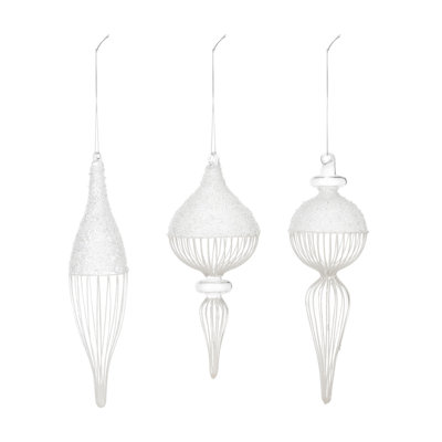 8.5'' Glass Finial Ornament