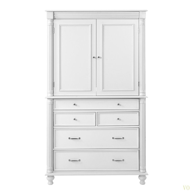 Freestanding Large Kitchen Pantry , 43.3X20x77.3Inch Tall Storage Cabinet Cupboard With 6 Door Shelves, 2 Adjustable Shelves And 5 Drawers