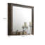 Bohrer Wood Flat Wall Mirror
