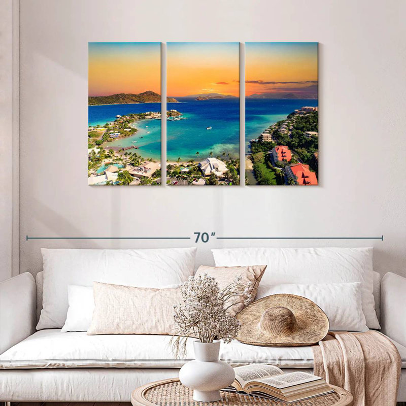 Sebbie St. Thomas US Virgin Islands, 28" H x 45" W