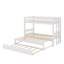 Lit superposé simple avec lit gigogne escamotable en dessous-905976891