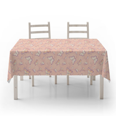 Eloan Washable Tablecloth (55 x 71 in), 50% Cotton / 50% Polyester, Easy Care, Machine Washable at 86°F, Tumble Dryer Safe, Ironable | Perfect for Dining Room & Special Occasions, Elegant and Durable Design