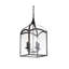 Luminaire suspendu rectangulaire à 4 lumières Viraj-63989348