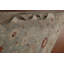 Tapis floral bleu / orange en laine noué à la main 5 pi 9 po x 9 pi 1 po Floral