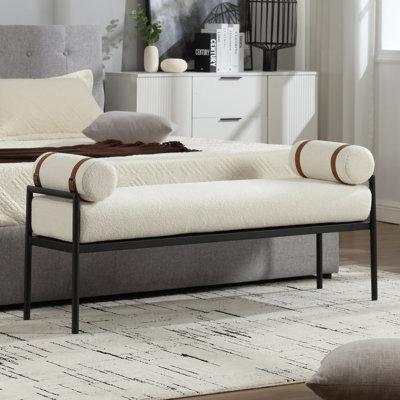 Repose-pieds Banc rembourré pour chambre à coucher