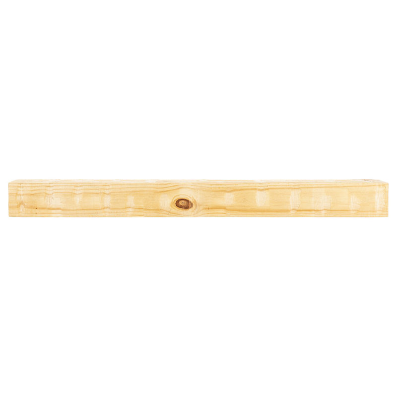 Country Living Wood Fireplace Mantel Shelf, Matte Clear, 60"