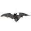 LED Lighted And Animated Halloween Bat With Moving Wings - 48"