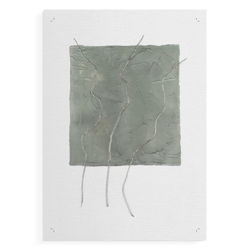 Divided Plot II -Canvas Print Only - NOT FRAMED, 18" H x 12" W