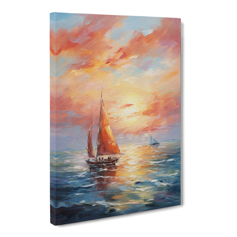 Seascape Impressionism - No Frame Print, 50cm H x 35cm W x 3cm D